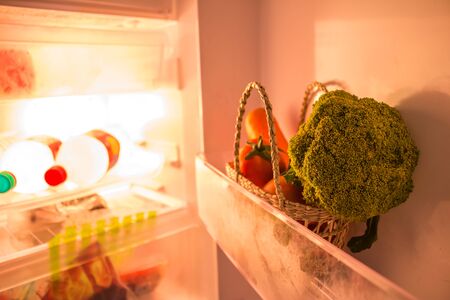 Vegetable in the fridge.の写真素材