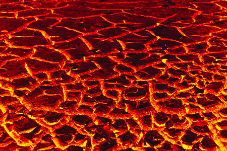 Lava ground close up background.の写真素材
