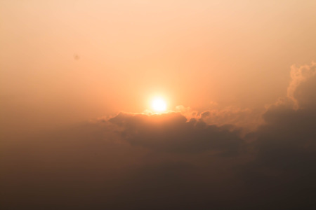 Sunshine in the evening.の写真素材