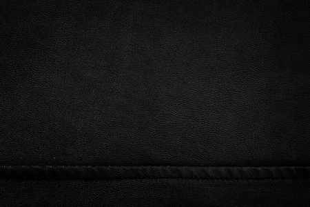 Black leather texture background.の写真素材