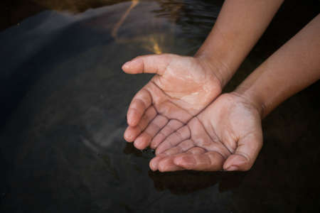 Water shortage drought close up, Drought concept.の写真素材