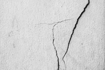 Crack wall close up background.の写真素材