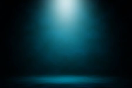 Show blue spotlight smoke entertainment background.の写真素材