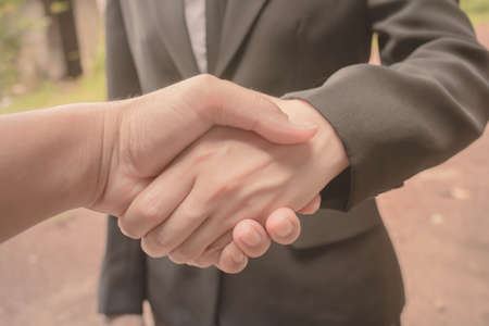 Join hand business associates, Concept business.