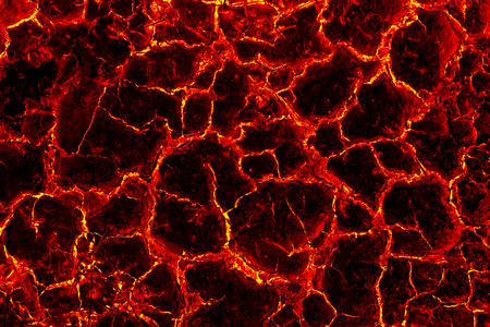 Lava drought dry ground texture background.の写真素材