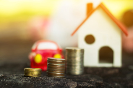 Keep the money for future use, Concept save money for the future.