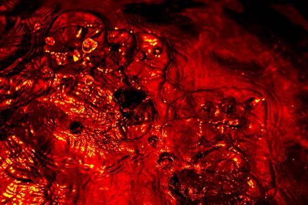 Lava water rain background.