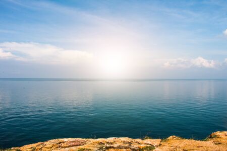 Scenic view of the sea background.の写真素材