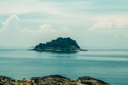 Landscape of the mountain and sky background.の写真素材