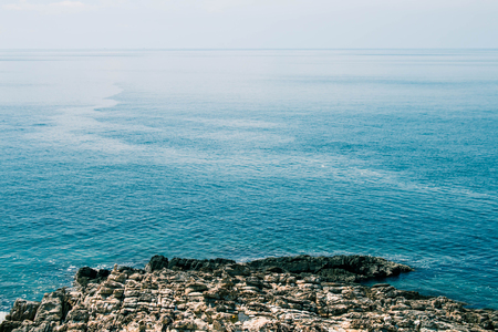 Landscape of the sea and sky background.の写真素材