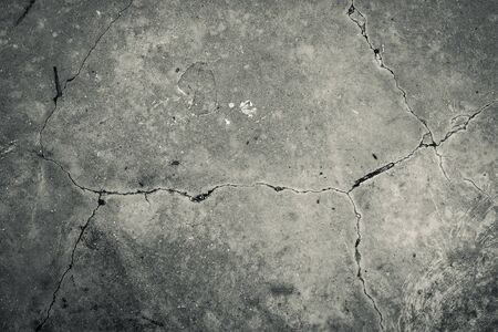 Crack cement road vintage texture background.の写真素材