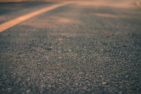 Close up black asphalt road texture background.の写真素材