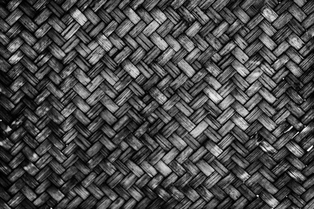 Weave bamboo handcraft texture backdrop.の写真素材
