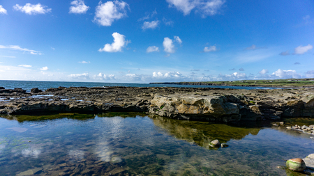 Rocky Shoreline in Clahane, Ireland.の写真素材