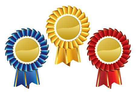 Rosettes Award Medalsのイラスト素材