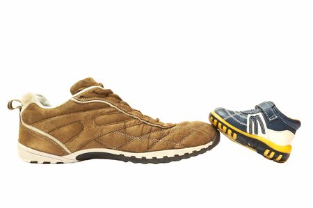  father and son shoesの写真素材