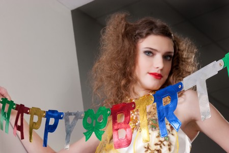 happy birthday partyの写真素材