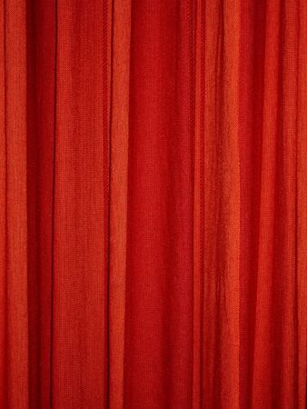Red curtainの写真素材