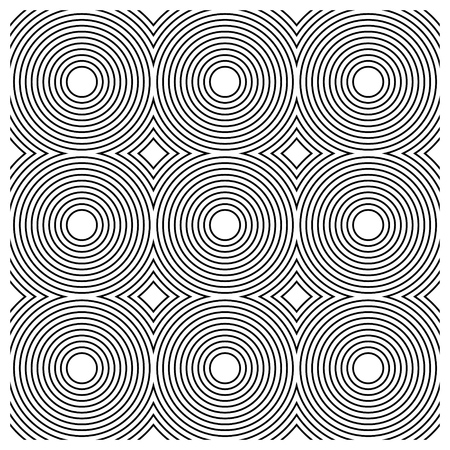 Concentric circles seamless patternのイラスト素材