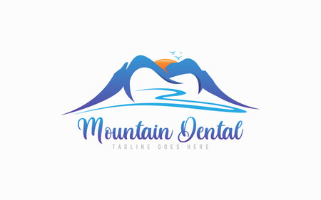 Creative Dental Logo Design. Usable For Business, Community, Industrial, Medical, Tech, Services Company. Vector Logo Design Illustration. Graphic Design Element.のイラスト素材