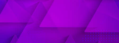 Abstract Creative Background Design with 3d Purple Triangle Shape And Simple Minimalist Style...