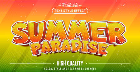 Editable text style effect - Hipster text style theme. Graphic Design Elementのイラスト素材