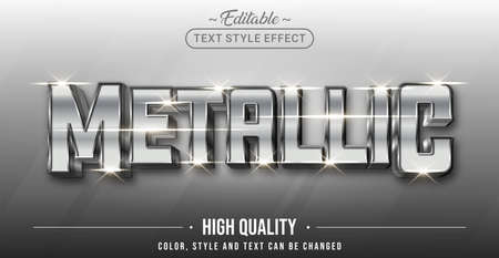 Editable text style effect - Hipster text style theme. Graphic Design Elementのイラスト素材