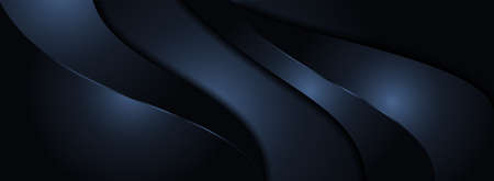 Abstract Dynamic Navy Background with Various Shape Design. Usable for Background, Wallpaper, Banner, Poster, Brochure, Card, Web, Presentation. Vector Illustration Design Template. Graphic Design Element.のイラスト素材