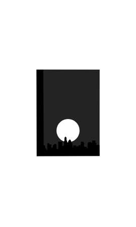 The Moon in the nightのeditorial素材