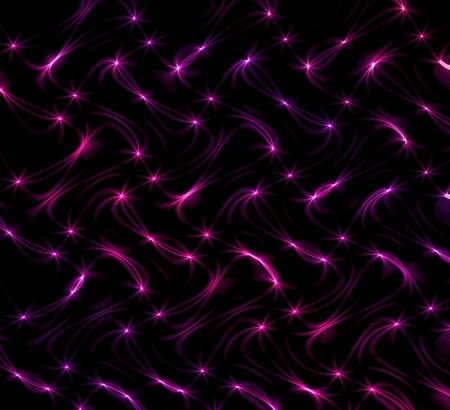 Abstract purple background with glowing stars