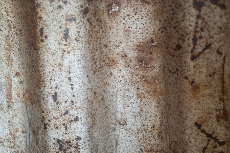 Rusted and stained metal background textureの写真素材