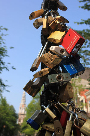 Lovelocks on bridgechainのeditorial素材