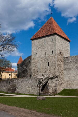 Old fortification of Tallinnの写真素材
