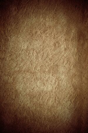 Vintage grey painted plaster concrete wall background. Dark edgedの写真素材