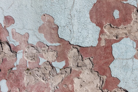 Layered plaster concrete background wallの写真素材