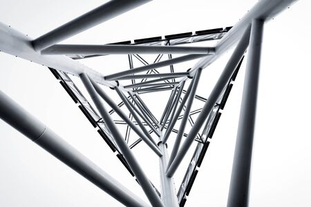 technology abstract metal structureの写真素材