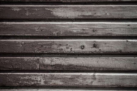 old wooden plank wall of a house  Square formatの写真素材