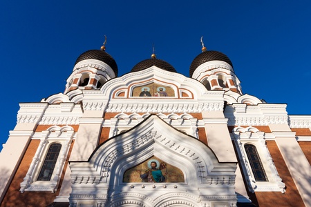 Alexander Nevsky Cathedral Tallinn, Estoniaの写真素材