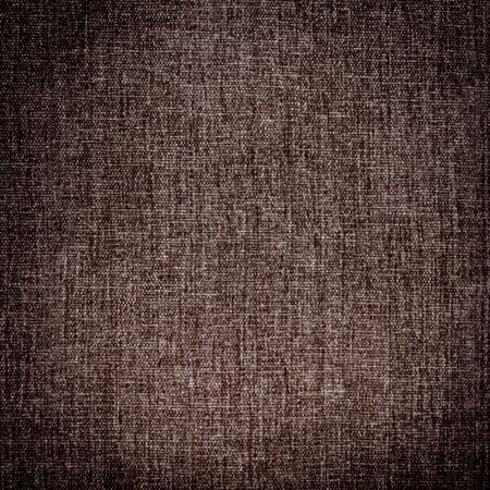 Dark brown canvas texture background, dark edgedの写真素材