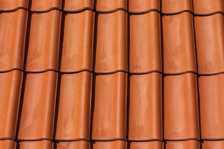 roof tile pattern, close upの写真素材