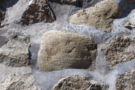 Huge stone wall texture as background