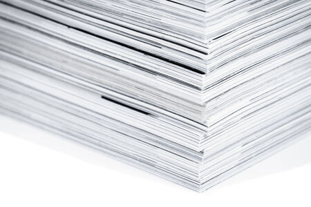 Magazine pages up close - macro shotの写真素材