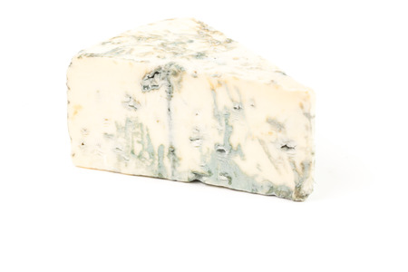 Blue cheese isolated on the white backgroundの写真素材