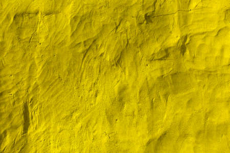 Yellow stone grunge wall dirty textureの写真素材