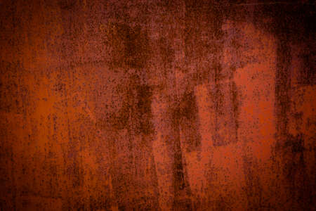 Rusty metal grunge background - plate textureの写真素材