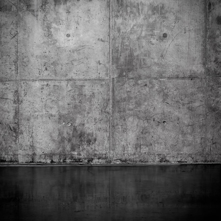 Grungy and smooth bare concrete wall for backgroundの写真素材