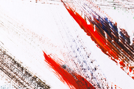 board with paint stains as background textureの写真素材