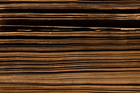 Detail of pages of an old book - close up shot