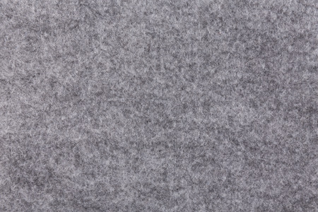 Grey felt material as a background or textureの写真素材