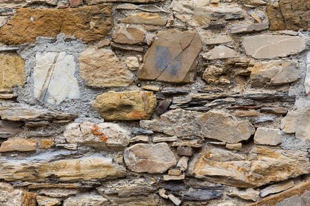 wall of stones as a texture for background